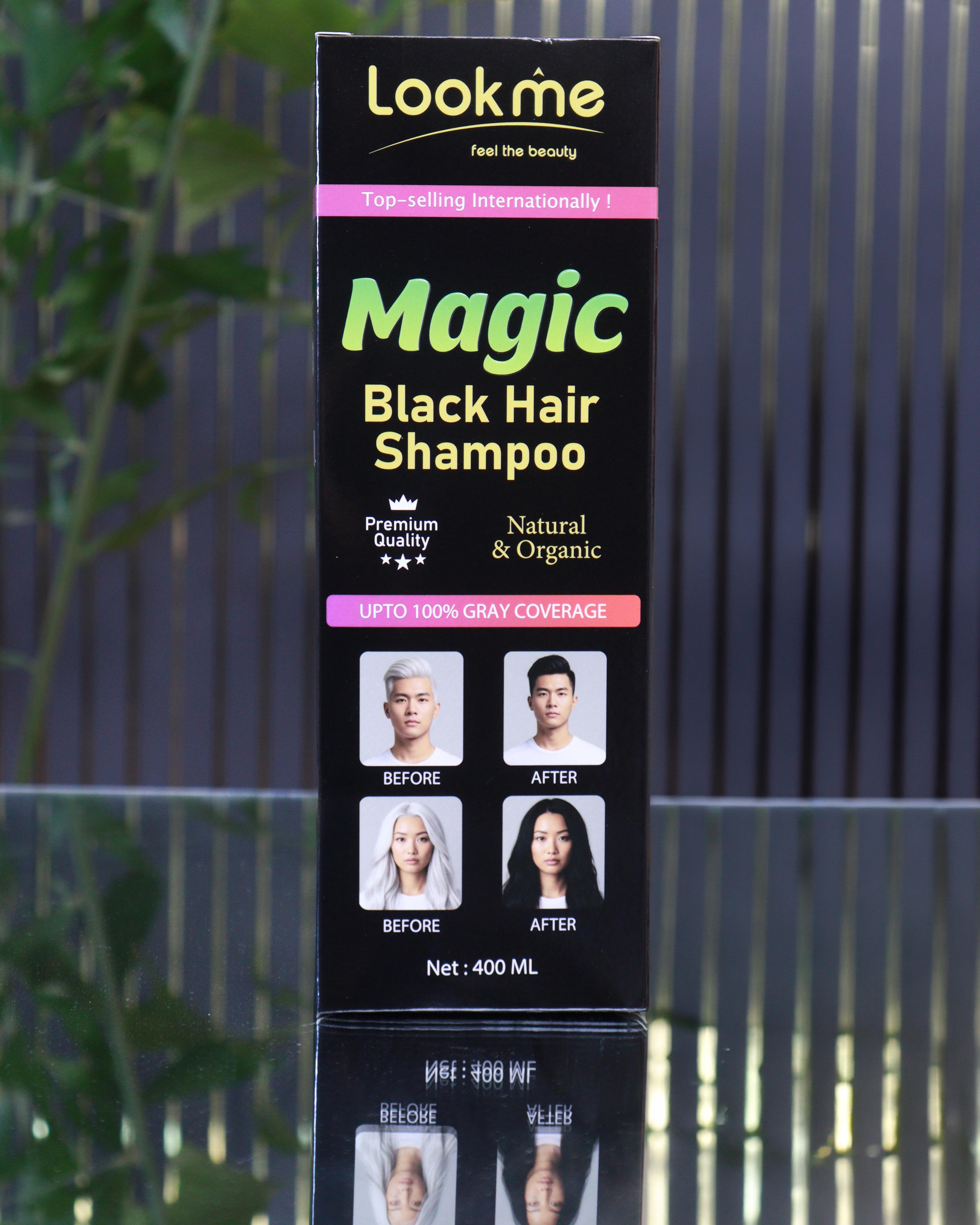 Magic Black Hair Shampoo   400ML 